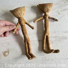 MaxSold Auction: Vintage Woven Tribal Dolls - Grass Straw Figures - Raffia African Banana Leaf Folk Art People - Yano Doll - Kingston (Ontario, Canada) SELLER MANAGED Downsizing Online Auction - Bishop Street