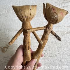 MaxSold Auction: Vintage Woven Tribal Dolls - Grass Straw Figures - Raffia African Banana Leaf Folk Art People - Yano Doll - Kingston (Ontario, Canada) SELLER MANAGED Downsizing Online Auction - Bishop Street