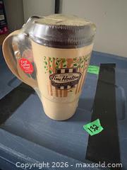 MaxSold Auction: 2012 Tim Hortons travel mug ~NEW - Kingston (Ontario, Canada) SELLER MANAGED Downsizing Online Auction - Steve Fonyo Drive (STORAGE)