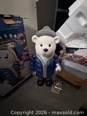 MaxSold Auction: 28” high Polar Bear w/LED lantern - Kingston (Ontario, Canada) SELLER MANAGED Downsizing Online Auction - Steve Fonyo Drive (STORAGE)