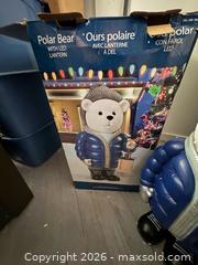 MaxSold Auction: 28” high Polar Bear w/LED lantern - Kingston (Ontario, Canada) SELLER MANAGED Downsizing Online Auction - Steve Fonyo Drive (STORAGE)