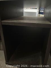 MaxSold Auction: 2 black end tables - Kingston (Ontario, Canada) SELLER MANAGED Downsizing Online Auction - Steve Fonyo Drive (STORAGE)