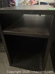MaxSold Auction: 2 black end tables - Kingston (Ontario, Canada) SELLER MANAGED Downsizing Online Auction - Steve Fonyo Drive (STORAGE)