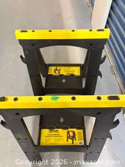 MaxSold Auction: 2 folding sawhorse’s  - Kingston (Ontario, Canada) SELLER MANAGED Downsizing Online Auction - Steve Fonyo Drive (STORAGE)