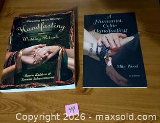 MaxSold Auction: 2 Handfasting Books - Kingston (Ontario, Canada) SELLER MANAGED Downsizing Online Auction - Steve Fonyo Drive (STORAGE)