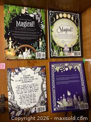 MaxSold Auction: 3 Witch Teachings & 1 Horror Colouring Books - Kingston (Ontario, Canada) SELLER MANAGED Downsizing Online Auction - Steve Fonyo Drive (STORAGE)