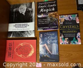 MaxSold Auction: 5 Witchy/Spiritual Related Books - Kingston (Ontario, Canada) SELLER MANAGED Downsizing Online Auction - Steve Fonyo Drive (STORAGE)