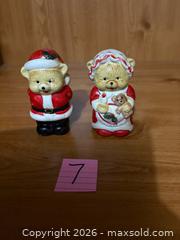 MaxSold Auction: Bear Santa & Mrs. Clause Salt & Pepper Shakers - Kingston (Ontario, Canada) SELLER MANAGED Downsizing Online Auction - Steve Fonyo Drive (STORAGE)