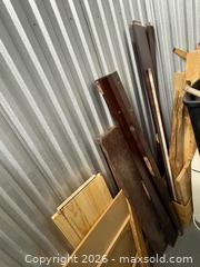 MaxSold Auction: Big black tote with miscellaneous wood pieces of different sizes - Kingston (Ontario, Canada) SELLER MANAGED Downsizing Online Auction - Steve Fonyo Drive (STORAGE)