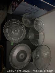 MaxSold Auction: Glass serving dishes & decor  - Kingston (Ontario, Canada) SELLER MANAGED Downsizing Online Auction - Steve Fonyo Drive (STORAGE)