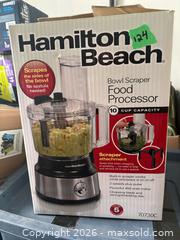 MaxSold Auction: Hamilton Beach food processor  - Kingston (Ontario, Canada) SELLER MANAGED Downsizing Online Auction - Steve Fonyo Drive (STORAGE)