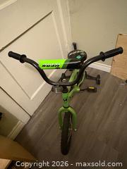 MaxSold Auction: Kids bike with training wheels  - Kingston (Ontario, Canada) SELLER MANAGED Downsizing Online Auction - Steve Fonyo Drive (STORAGE)