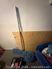 MaxSold Auction: Large Dry Mop cleaning lot with caddy - Kingston (Ontario, Canada) SELLER MANAGED Downsizing Online Auction - Steve Fonyo Drive (STORAGE)