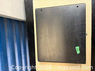 MaxSold Auction: Little black shelf with drawer - Kingston (Ontario, Canada) SELLER MANAGED Downsizing Online Auction - Steve Fonyo Drive (STORAGE)