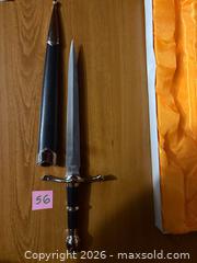 MaxSold Auction: Medieval Dagger w/Box - Kingston (Ontario, Canada) SELLER MANAGED Downsizing Online Auction - Steve Fonyo Drive (STORAGE)