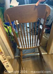 MaxSold Auction: Rocking chair - Kingston (Ontario, Canada) SELLER MANAGED Downsizing Online Auction - Steve Fonyo Drive (STORAGE)