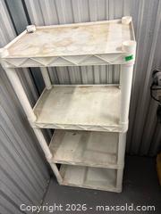MaxSold Auction: White plastic stand - Kingston (Ontario, Canada) SELLER MANAGED Downsizing Online Auction - Steve Fonyo Drive (STORAGE)