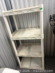 MaxSold Auction: White plastic stand - Kingston (Ontario, Canada) SELLER MANAGED Downsizing Online Auction - Steve Fonyo Drive (STORAGE)