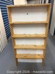 MaxSold Auction: Wooden shelf ~ large - Kingston (Ontario, Canada) SELLER MANAGED Downsizing Online Auction - Steve Fonyo Drive (STORAGE)