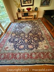 MaxSold Auction: Vintage Persian Sarouk Area Rug 1960s - Menlo Park (California, USA) SELLER MANAGED Estate Sale Online Auction - Sharon Park Drive (CONDO)