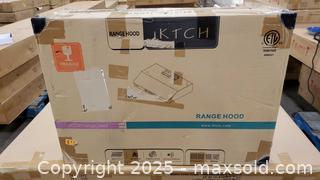 MaxSold Auction: 36&#34; Stainless Steel Under-Cabinet Range Hood, 500 CFM - Toronto (Ontario, Canada) SELLER MANAGED Downsizing Online Auction - Curity Avenue