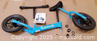 MaxSold Auction: Birtech Kids No-Pedal Balance Training Bicycle, 12in Wheel, Blue - Toronto (Ontario, Canada) SELLER MANAGED Downsizing Online Auction - Curity Avenue