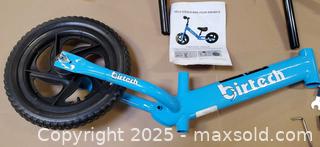 MaxSold Auction: Birtech Kids No-Pedal Balance Training Bicycle, 12in Wheel, Blue - Toronto (Ontario, Canada) SELLER MANAGED Downsizing Online Auction - Curity Avenue