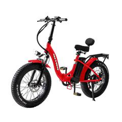 MaxSold Auction: Daymak Max S 500W 48V Step-Through Fat Tire Ebike (Red) - (See description &#38; pictures) - Toronto (Ontario, Canada) SELLER MANAGED Downsizing Online Auction - Curity Avenue