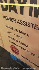 MaxSold Auction: Daymak Max S Electric Fat-Tire Bicycle, Orange (48v, 500w) - (161) - (See description &#38; pictures) - Toronto (Ontario, Canada) SELLER MANAGED Downsizing Online Auction - Curity Avenue