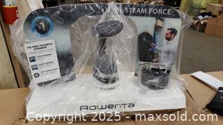 MaxSold Auction: Rowenta Steam Force Handheld Garment Steamer, 1875W, White (Costco Display Model Rowenta X-Cel Steam Force Handheld Steamer) - Toronto (Ontario, Canada) SELLER MANAGED Downsizing Online Auction - Curity Avenue