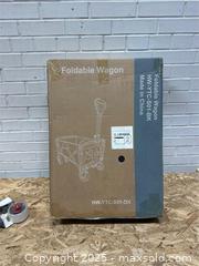 MaxSold Auction: Sweetcrispy Foldable Wagon Cart, Collapsible Large Capacity Garden Beach Cart with All-Terrain Wheels - Toronto (Ontario, Canada) SELLER MANAGED Downsizing Online Auction - Curity Avenue