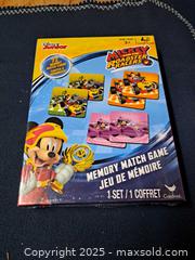 MaxSold Auction: DISNEY JUNIOR MICKEY AND THE ROADSTER RACERS. MEMORY MATCH GAME. (NEW) - Clearview (Ontario, Canada) SELLER MANAGED Reseller Online Auction -  County Road 10