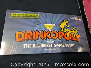MaxSold Auction: DRINKOPOLY, THE BLURRIEST GAME EVER. (NEW) - Clearview (Ontario, Canada) SELLER MANAGED Reseller Online Auction -  County Road 10