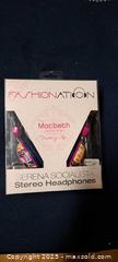 MaxSold Auction: FASHIONATION THE MACBETH COLLECTION SERENA SOCIALISTA STEREO HEADPHONES (NEW) - Clearview (Ontario, Canada) SELLER MANAGED Reseller Online Auction -  County Road 10