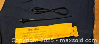 MaxSold Auction: HERDIO BLACK MARINE FM/AM RADIO ANTENNA MODEL # HMAT- 47B/47W (NEW) - Clearview (Ontario, Canada) SELLER MANAGED Reseller Online Auction -  County Road 10