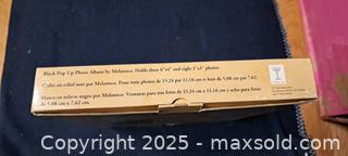 MaxSold Auction: MELANNCO BLACK POP UP PHOTO ALBUM (NEW) - Clearview (Ontario, Canada) SELLER MANAGED Reseller Online Auction -  County Road 10
