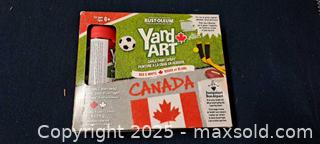MaxSold Auction: RUST-OLEUM YARD ART CHALK PAINT SPRAY,  RED & WHITE. (NEW) - Clearview (Ontario, Canada) SELLER MANAGED Reseller Online Auction -  County Road 10