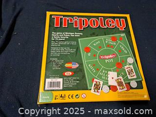 MaxSold Auction: TRIPOLEY THE GAME OF MICHIGAN RUMMY, HEARTS & POKER. (NEW) - Clearview (Ontario, Canada) SELLER MANAGED Reseller Online Auction -  County Road 10