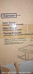 MaxSold Auction: WINSOME CARSON SOLID WOOD VALET STAND ESPRESSO FINISH (NEW) UNTESTED  - Clearview (Ontario, Canada) SELLER MANAGED Reseller Online Auction -  County Road 10