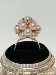 MaxSold Auction: 14K Gold + Pearl Cocktail Ring  - Toronto (Ontario, Canada) PARTNER MANAGED Estate Sale Online Auction -  Glen Road