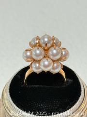 MaxSold Auction: 14K Gold + Pearl Cocktail Ring  - Toronto (Ontario, Canada) PARTNER MANAGED Estate Sale Online Auction -  Glen Road