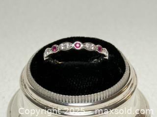 MaxSold Auction: 14K Gold + Ruby + Diamond Ring Eternity Band  - Toronto (Ontario, Canada) PARTNER MANAGED Estate Sale Online Auction -  Glen Road
