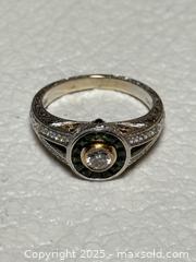 MaxSold Auction: 14K Gold + Sapphire + Diamond Ring  - Toronto (Ontario, Canada) PARTNER MANAGED Estate Sale Online Auction -  Glen Road