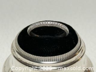 MaxSold Auction: 14K White Gold + Diamond Eternity Band  - Toronto (Ontario, Canada) PARTNER MANAGED Estate Sale Online Auction -  Glen Road