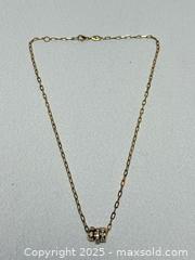 MaxSold Auction: 18K Gold Chain Necklace + Diamond Ring Slider Pendants  - Toronto (Ontario, Canada) PARTNER MANAGED Estate Sale Online Auction -  Glen Road