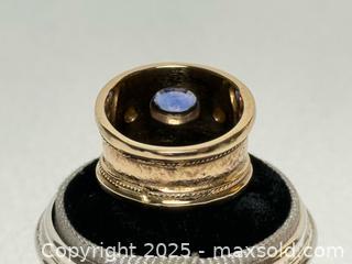 MaxSold Auction: 18K Gold + Sapphire + Diamond Ring  - Toronto (Ontario, Canada) PARTNER MANAGED Estate Sale Online Auction -  Glen Road