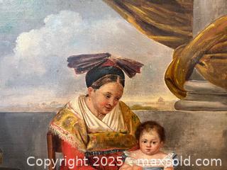 MaxSold Auction: 19th Century Oil Painting of a Woman + Child  - Toronto (Ontario, Canada) PARTNER MANAGED Estate Sale Online Auction -  Glen Road