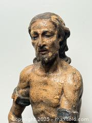 MaxSold Auction: Antique 17th Century Polychrome Carved Statue of Jesus  - Toronto (Ontario, Canada) PARTNER MANAGED Estate Sale Online Auction -  Glen Road