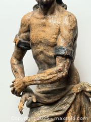 MaxSold Auction: Antique 17th Century Polychrome Carved Statue of Jesus  - Toronto (Ontario, Canada) PARTNER MANAGED Estate Sale Online Auction -  Glen Road