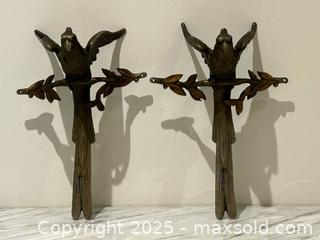MaxSold Auction: Antique Bronze Bird Sconces  - Toronto (Ontario, Canada) PARTNER MANAGED Estate Sale Online Auction -  Glen Road